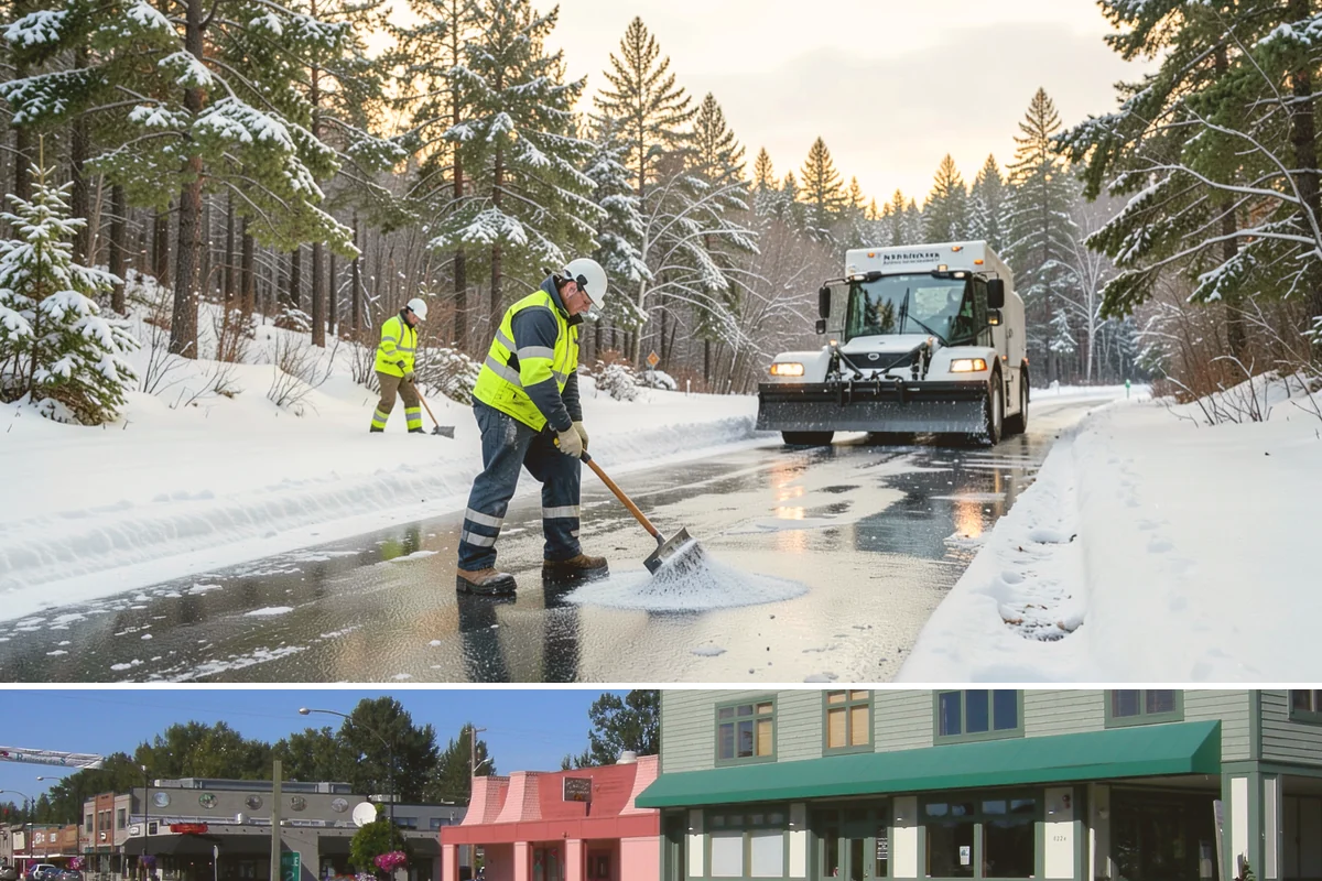 Flat Roof Snow Removal in Snoqualmie, King County, WA - Flat roof snow removal is most urgent during prolonged lowland snow and the wet spells that let meltwater pond and add weight.