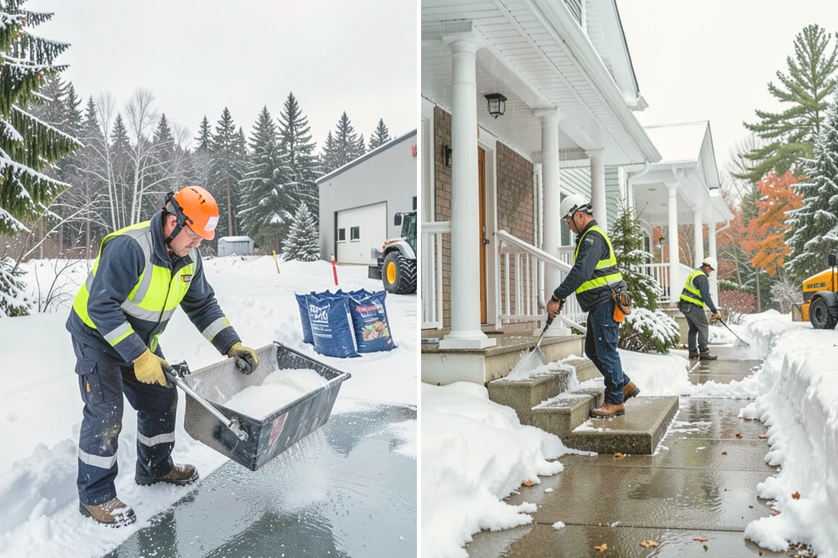 Flat Roof Snow Removal in Stanwood, Snohomish County, WA - Inspect the membrane and locate all drains