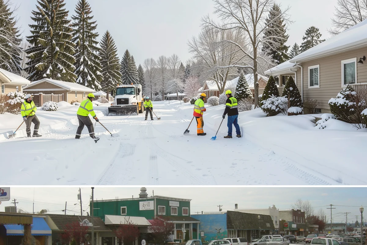 Flat Roof Snow Removal in Stanwood, Snohomish County, WA - Flat roof snow removal is most urgent during prolonged lowland snow and the wet spells that let meltwater pond and add weight.