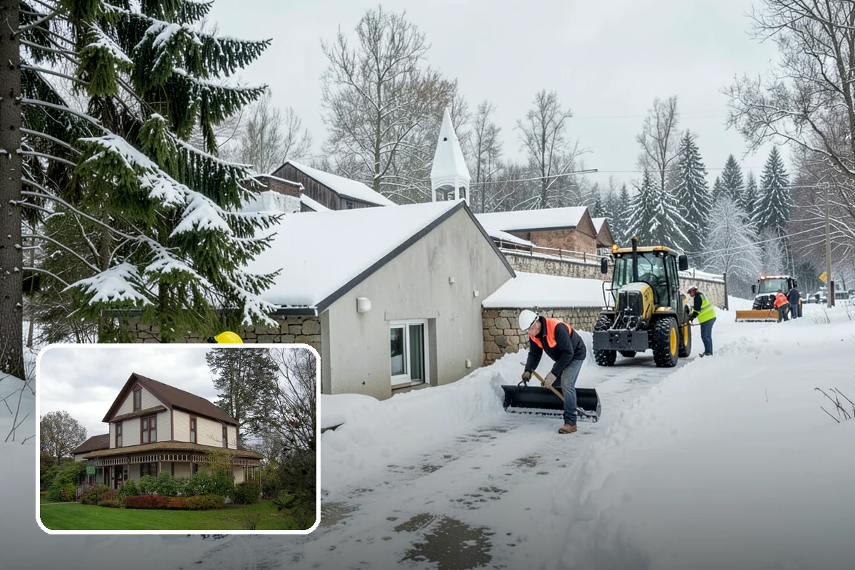 Flat Roof Snow Removal in Sumner, Pierce County, WA - Prevents dangerous load buildup on non-shedding roofs