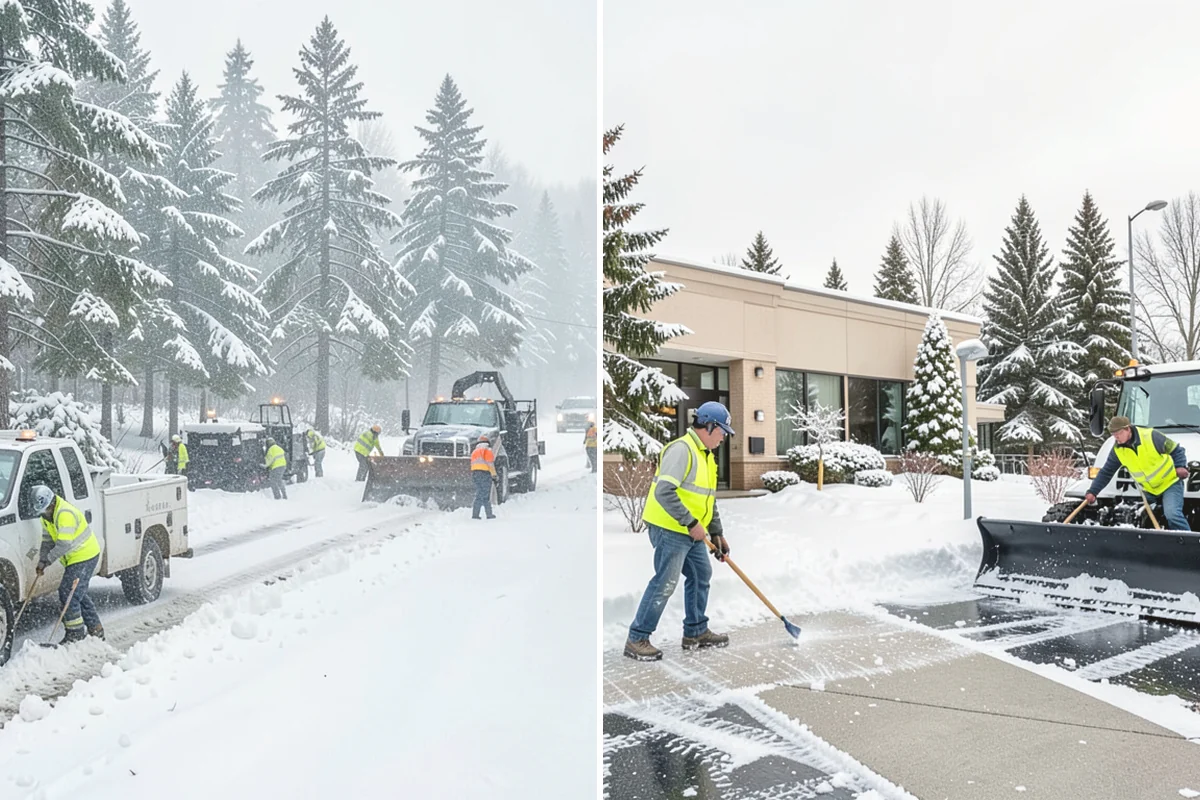 Flat Roof Snow Removal in Tukwila, King County, WA - Inspect the membrane and locate all drains