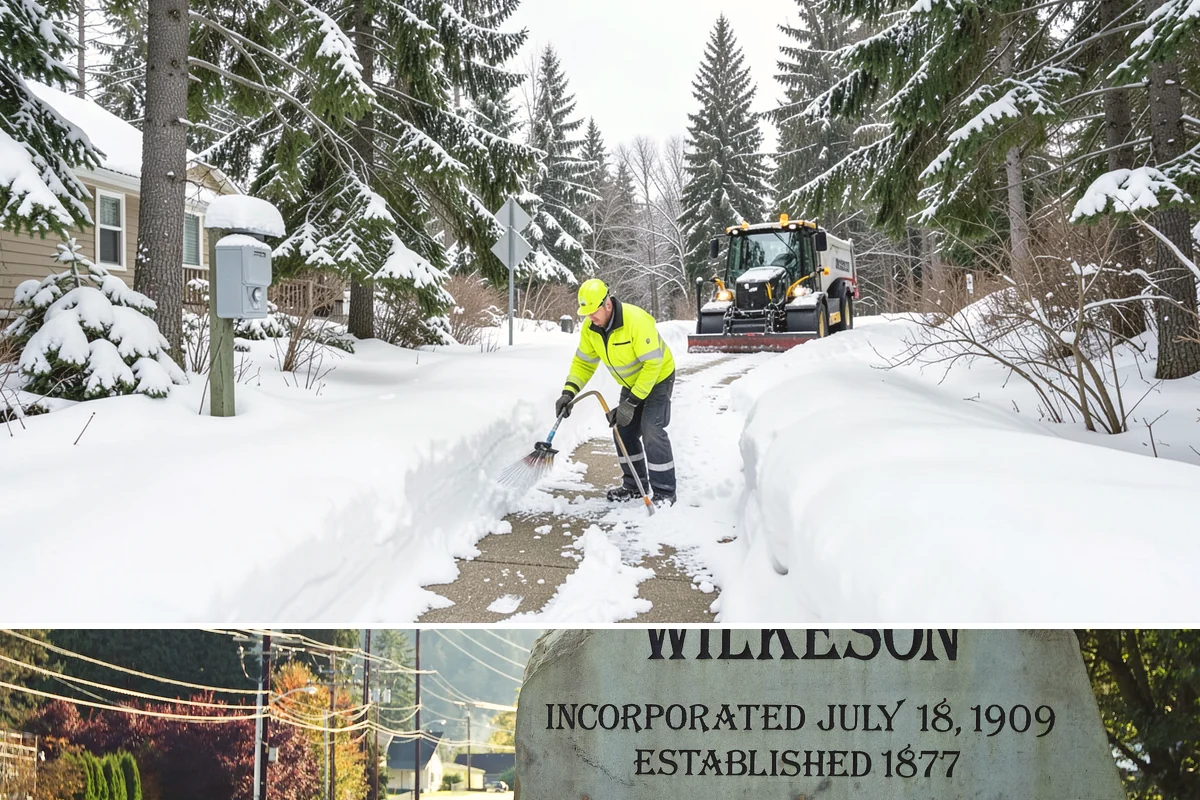 Flat Roof Snow Removal in Wilkeson, Pierce County, WA - Flat roof snow removal is most urgent during prolonged lowland snow and the wet spells that let meltwater pond and add weight.