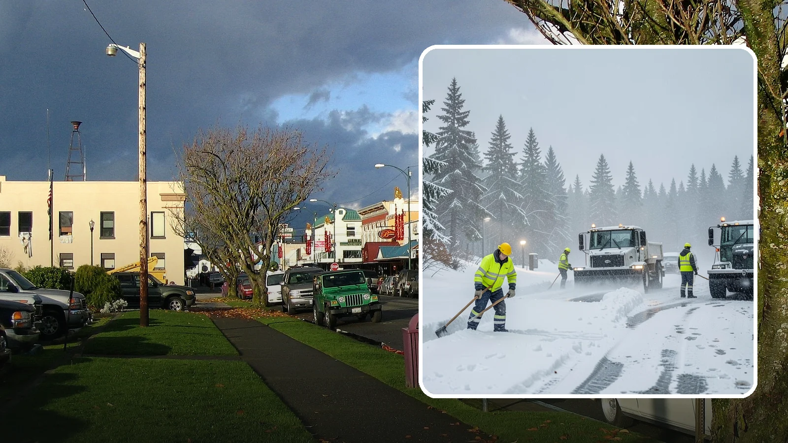 Freezing Rain Response in Arlington, Snohomish County, WA - When freezing rain turns every surface to invisible glass, we treat your property before the first fall happens.