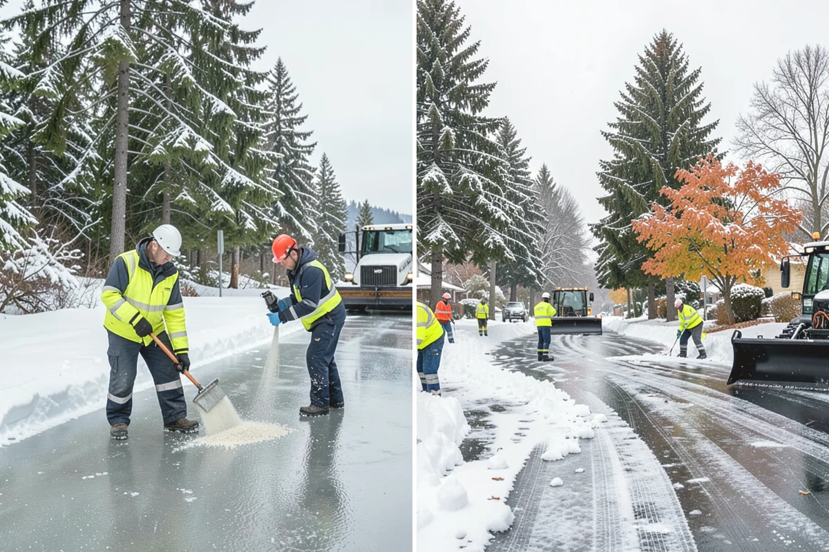 Freezing Rain Response in Black Diamond, King County, WA - Track surface temperatures and dew points as the freezing line approaches