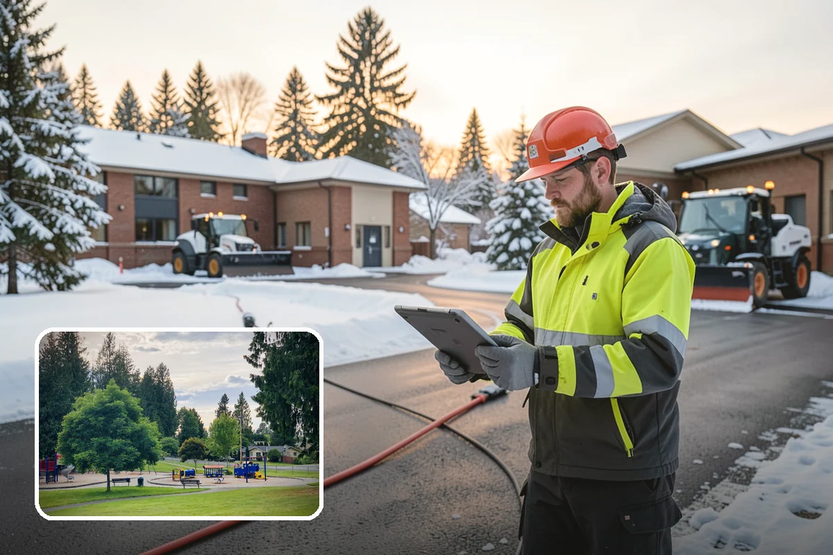 Freezing Rain Response in Bonney Lake, Pierce County, WA - Pre-treatment that stops the glaze from bonding before drizzle even falls