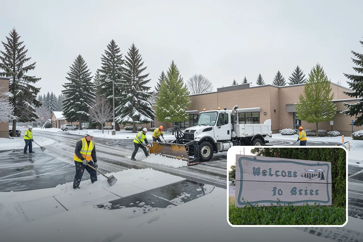 Freezing Rain Response in Brier, Snohomish County, WA - Pre-treatment that stops the glaze from bonding before drizzle even falls