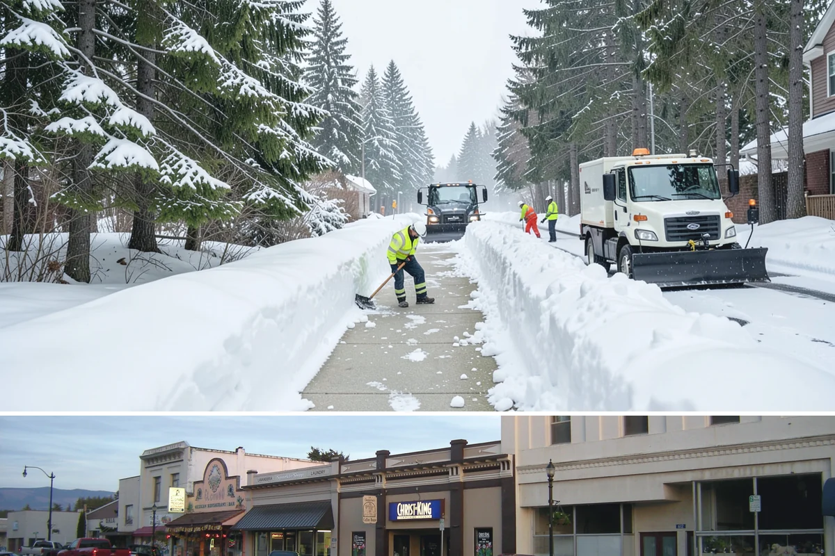 Freezing Rain Response in Burlington, Skagit County, WA - Freezing rain events peak from December through early February when shallow cold air pools in the Puget Sound basin beneath...