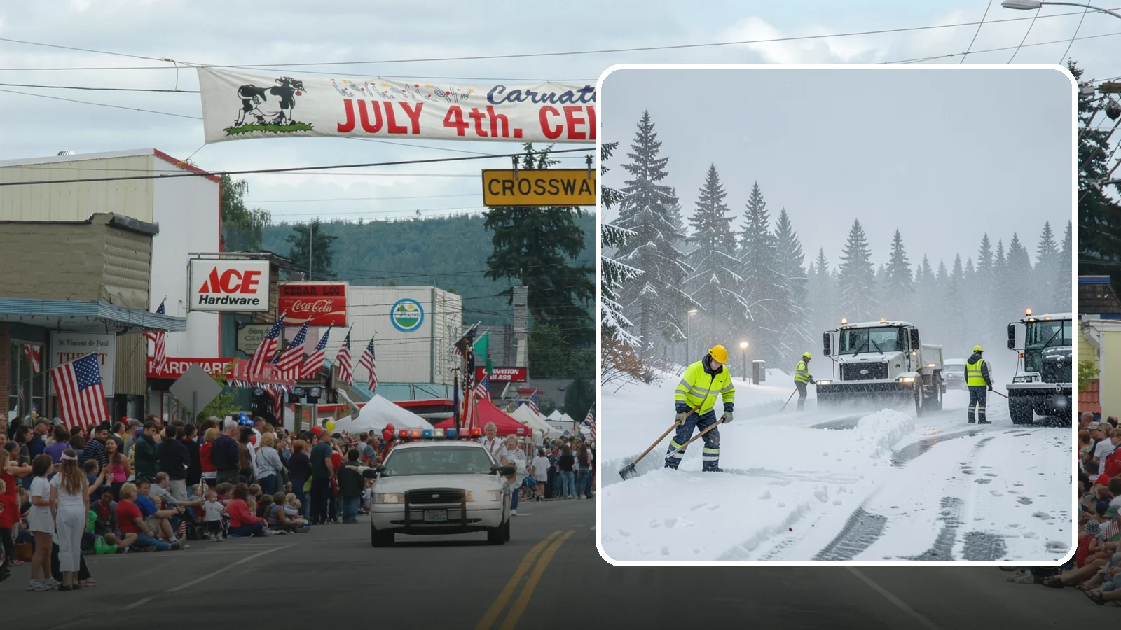 Freezing Rain Response in Carnation, King County, WA - When freezing rain turns every surface to invisible glass, we treat your property before the first fall happens.