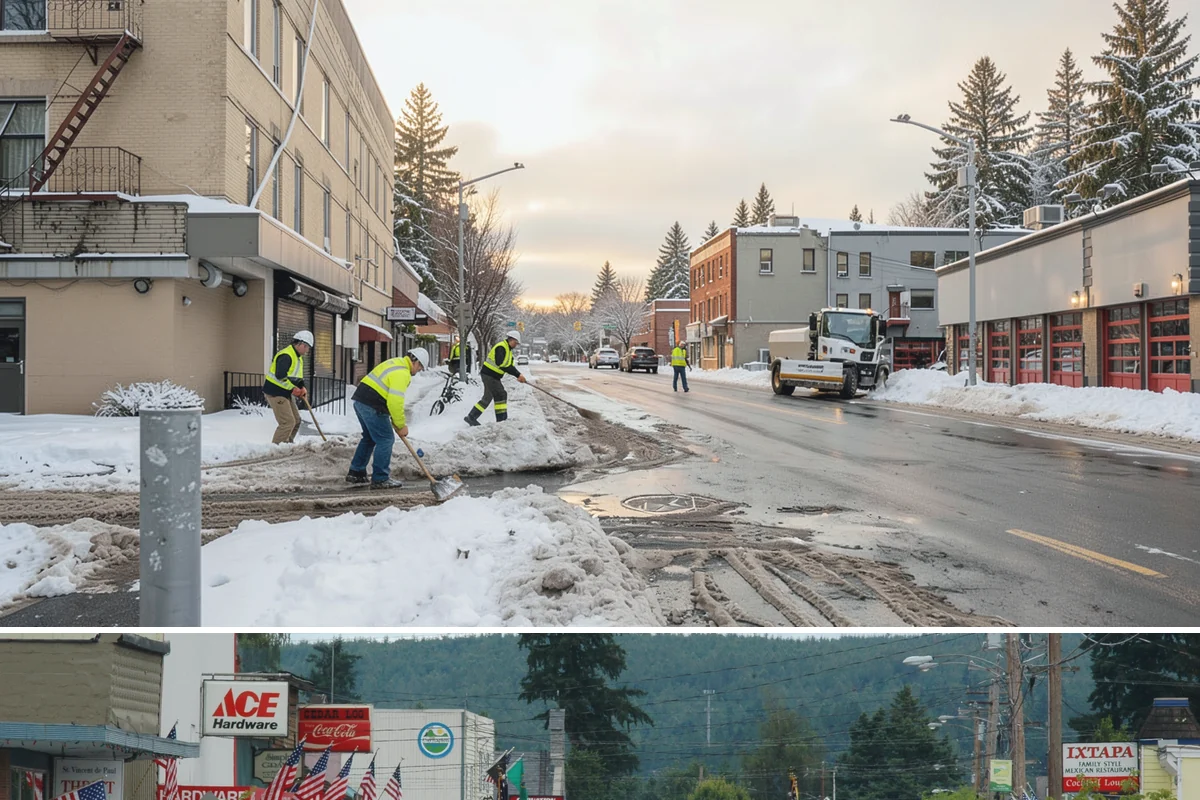 Freezing Rain Response in Carnation, King County, WA - Freezing rain events peak from December through early February when shallow cold air pools in the Puget Sound basin beneath...