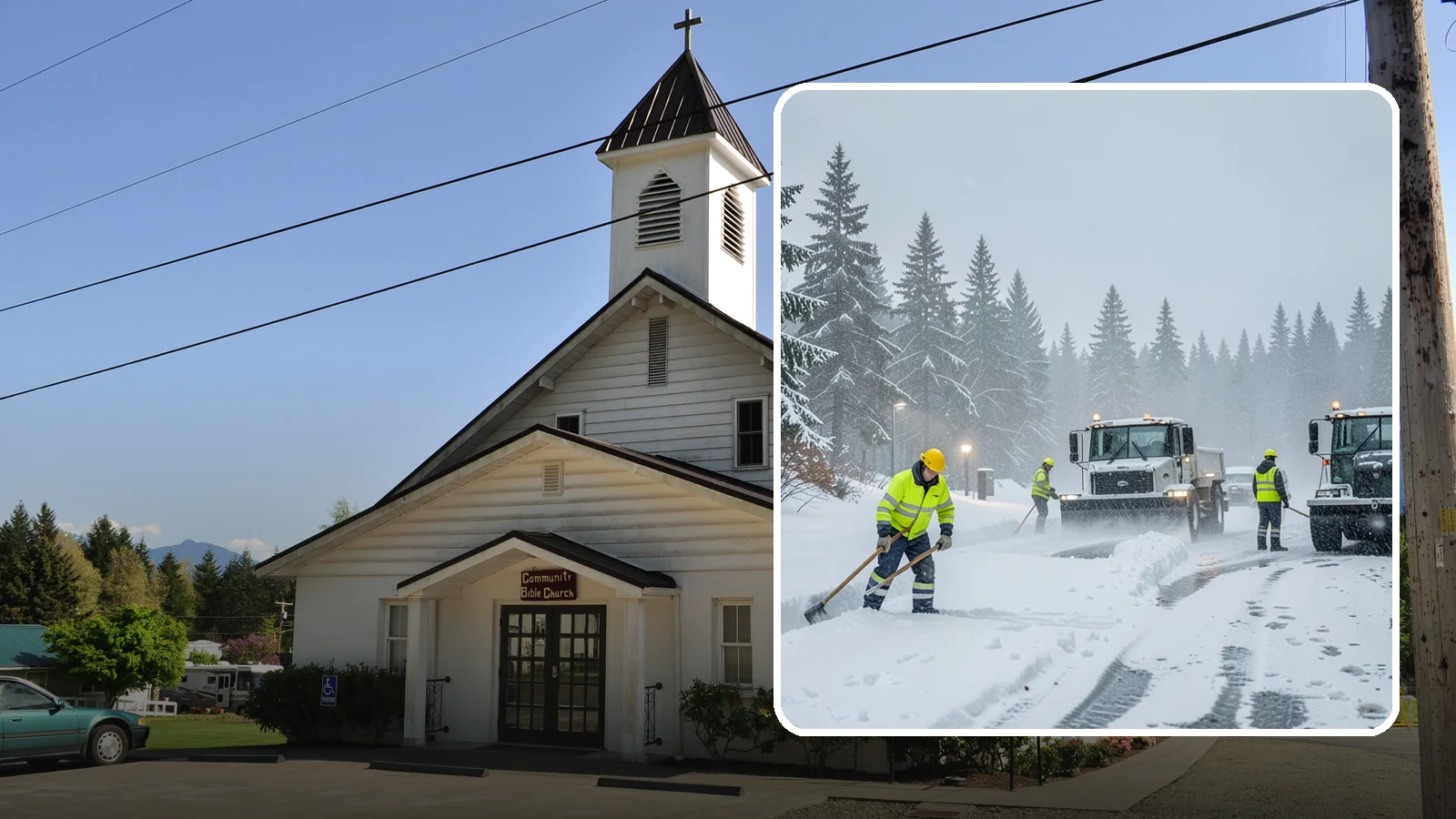 Freezing Rain Response in Concrete, Skagit County, WA - When freezing rain turns every surface to invisible glass, we treat your property before the first fall happens.