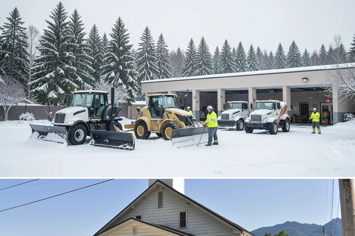 Freezing Rain Response in Concrete, Skagit County, WA - Freezing rain events peak from December through early February when shallow cold air pools in the Puget Sound basin beneath...