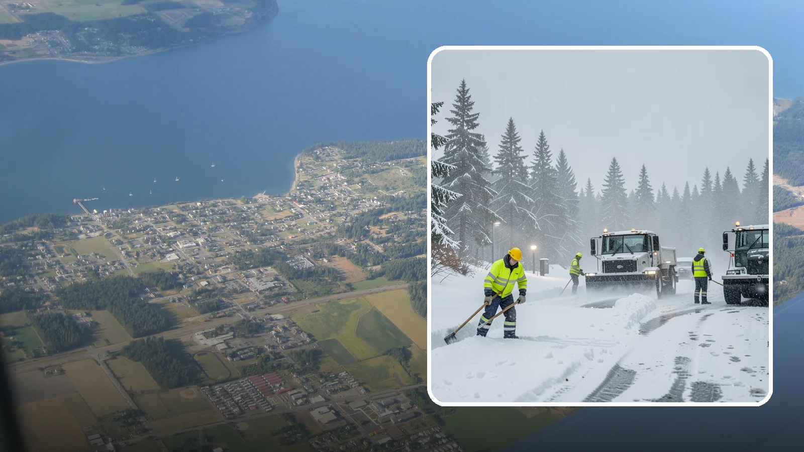 Freezing Rain Response in Coupeville, Island County, WA - When freezing rain turns every surface to invisible glass, we treat your property before the first fall happens.