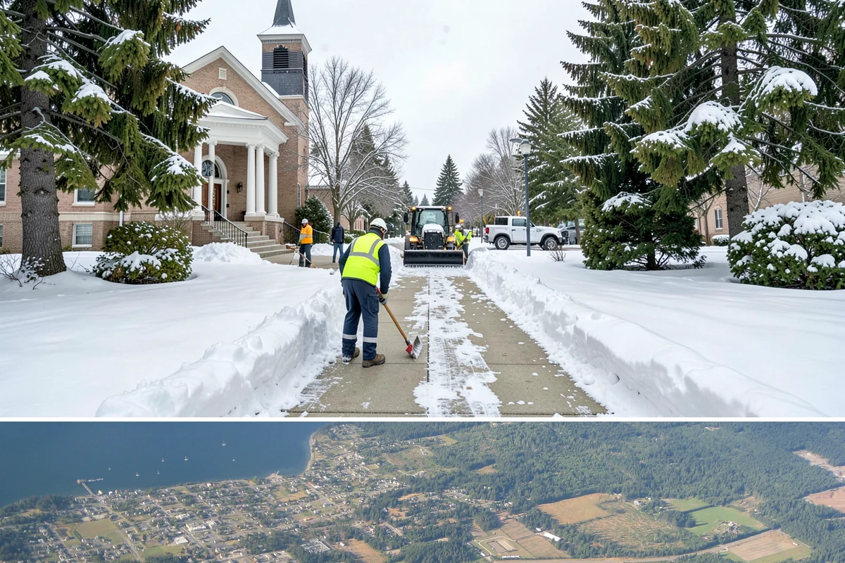 Freezing Rain Response in Coupeville, Island County, WA - Freezing rain events peak from December through early February when shallow cold air pools in the Puget Sound basin beneath...