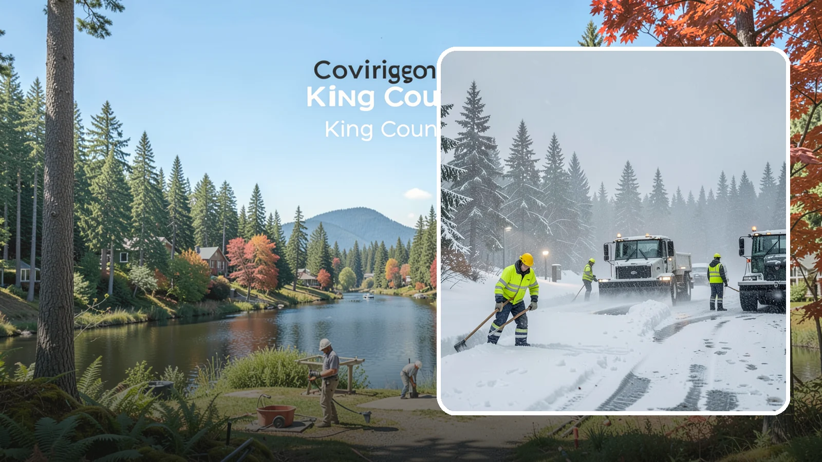 Freezing Rain Response in Covington, King County, WA - When freezing rain turns every surface to invisible glass, we treat your property before the first fall happens.