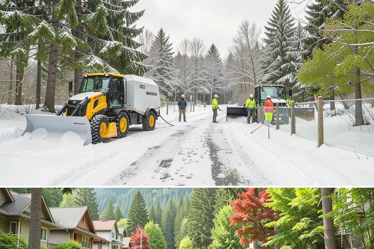 Freezing Rain Response in Darrington, Snohomish County, WA - Freezing rain events peak from December through early February when shallow cold air pools in the Puget Sound basin beneath...