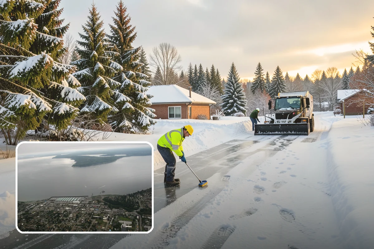 Freezing Rain Response in Des Moines, King County, WA - Pre-treatment that stops the glaze from bonding before drizzle even falls