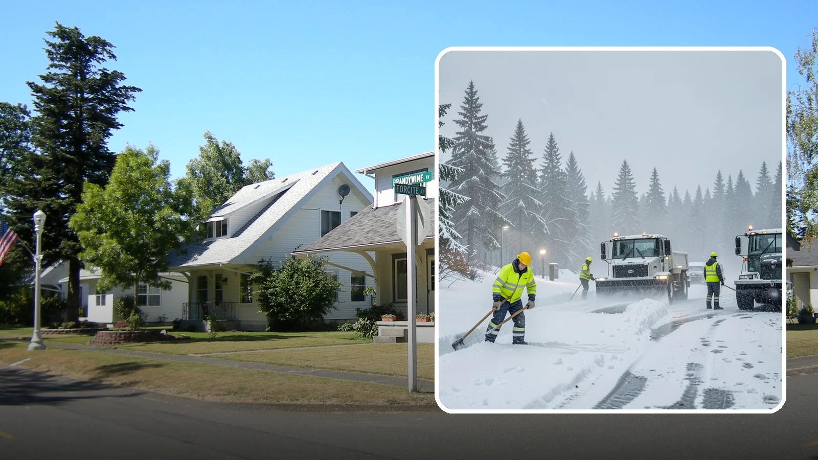 Freezing Rain Response in DuPont, Pierce County, WA - When freezing rain turns every surface to invisible glass, we treat your property before the first fall happens.