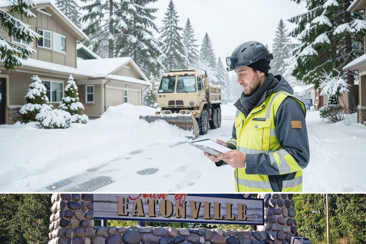 Freezing Rain Response in Eatonville, Pierce County, WA - Freezing rain events peak from December through early February when shallow cold air pools in the Puget Sound basin beneath...