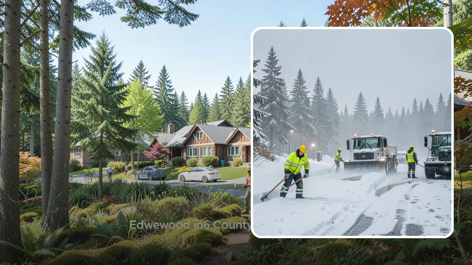Freezing Rain Response in Edgewood, Pierce County, WA - When freezing rain turns every surface to invisible glass, we treat your property before the first fall happens.
