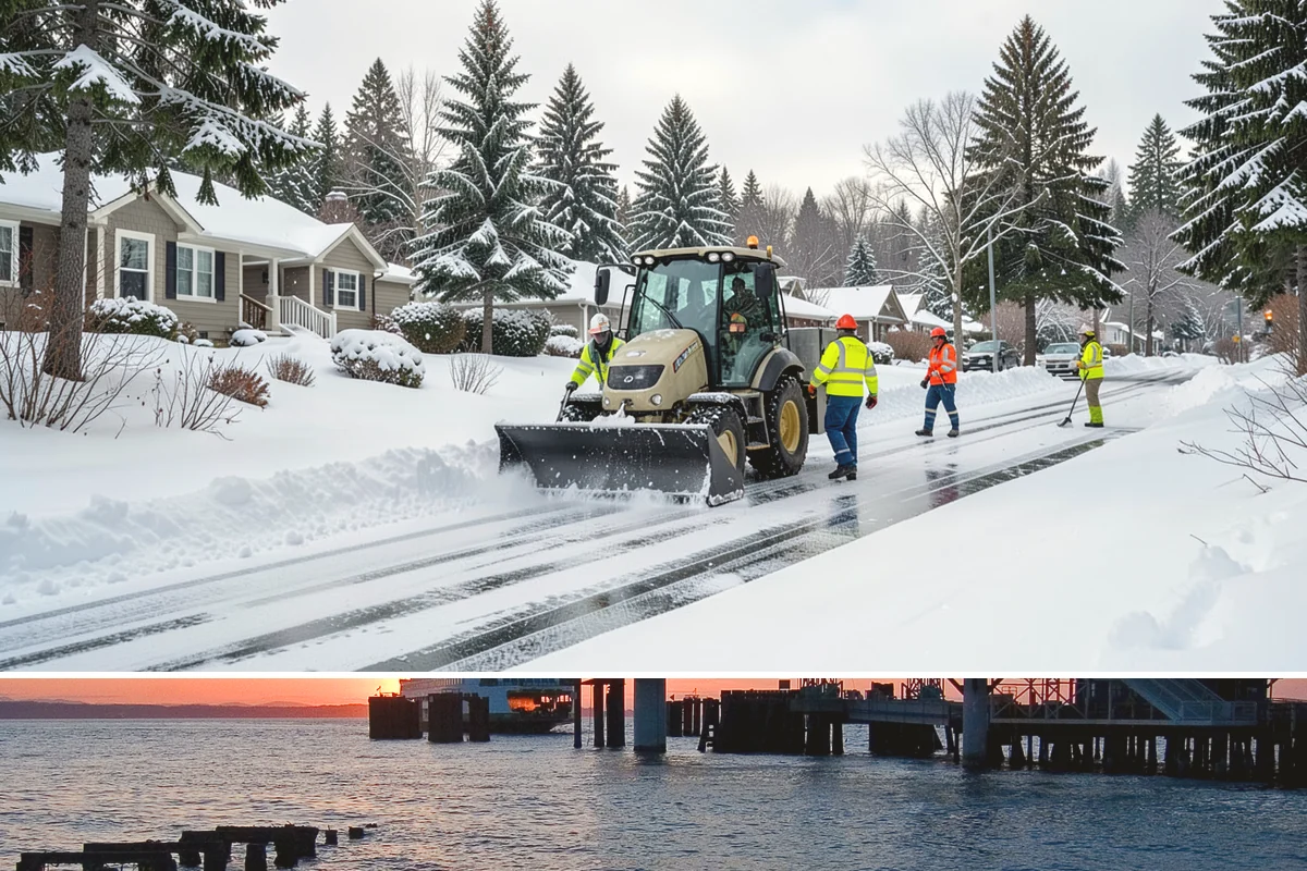 Freezing Rain Response in Edmonds, Snohomish County, WA - Freezing rain events peak from December through early February when shallow cold air pools in the Puget Sound basin beneath...