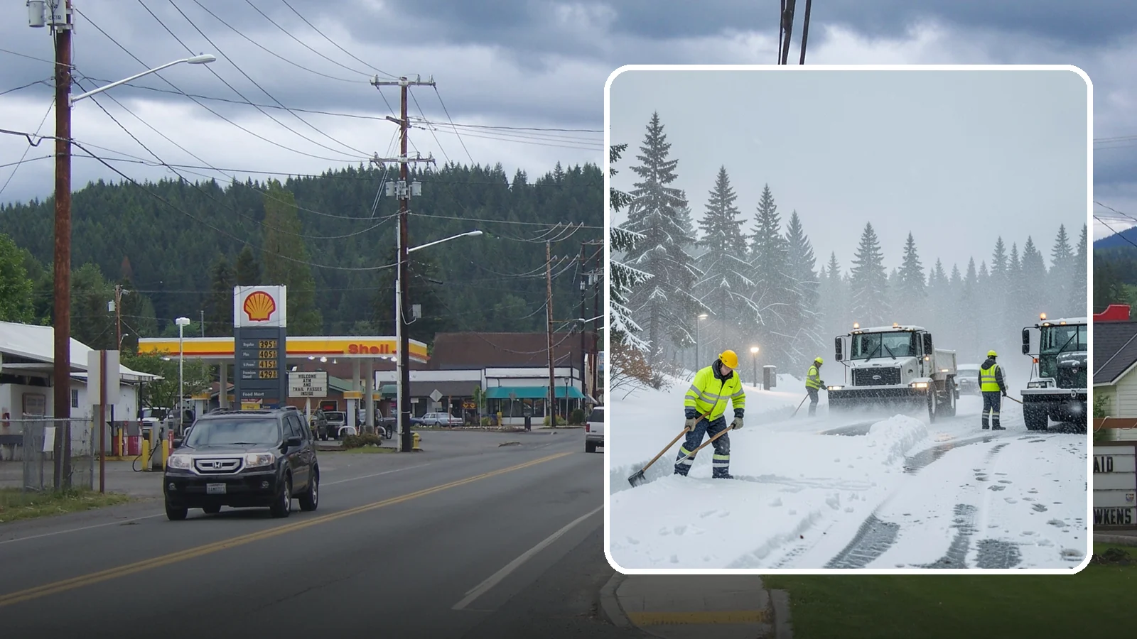 Freezing Rain Response in Granite Falls, Snohomish County, WA - When freezing rain turns every surface to invisible glass, we treat your property before the first fall happens.