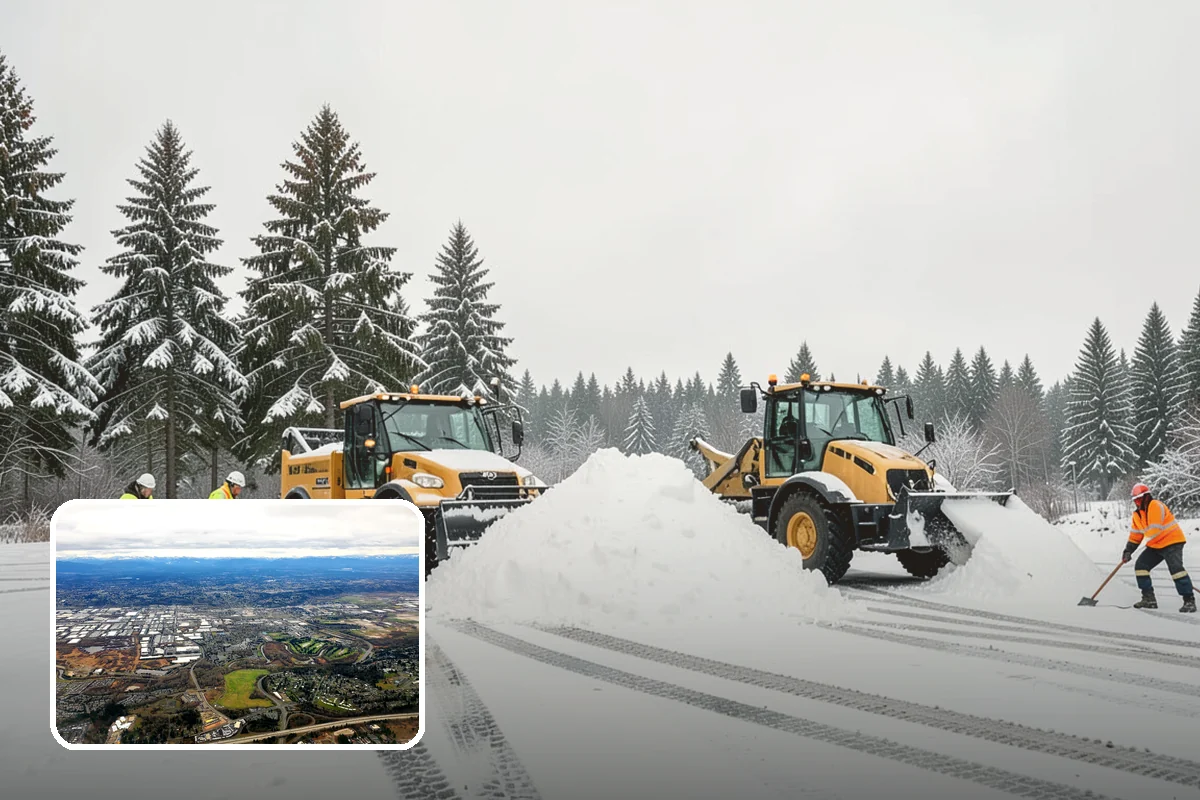 Freezing Rain Response in Kent, King County, WA - Pre-treatment that stops the glaze from bonding before drizzle even falls