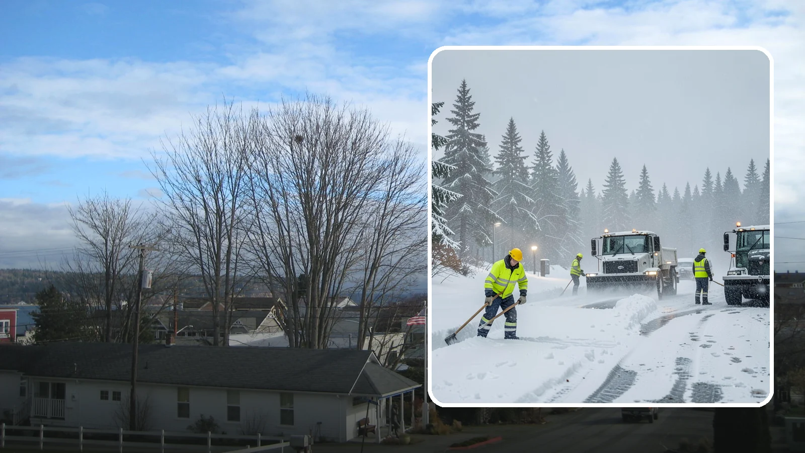 Freezing Rain Response in Langley, Island County, WA - When freezing rain turns every surface to invisible glass, we treat your property before the first fall happens.