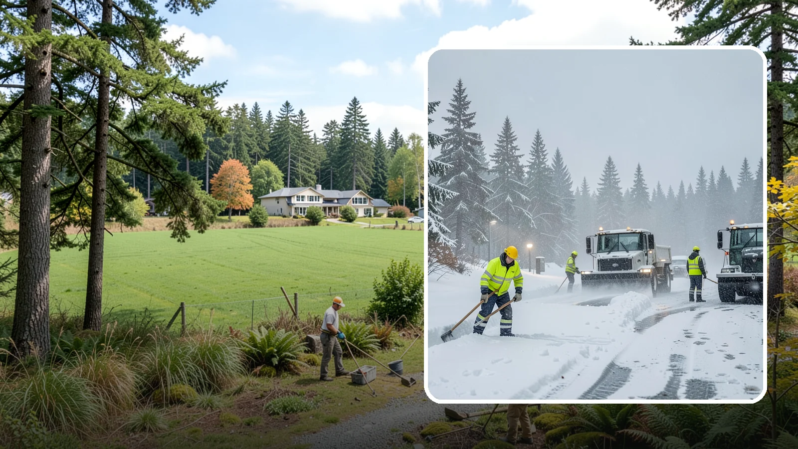 Freezing Rain Response in Lyman, Skagit County, WA - When freezing rain turns every surface to invisible glass, we treat your property before the first fall happens.