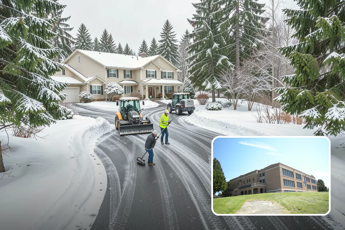 Freezing Rain Response in Maple Valley, King County, WA - Pre-treatment that stops the glaze from bonding before drizzle even falls