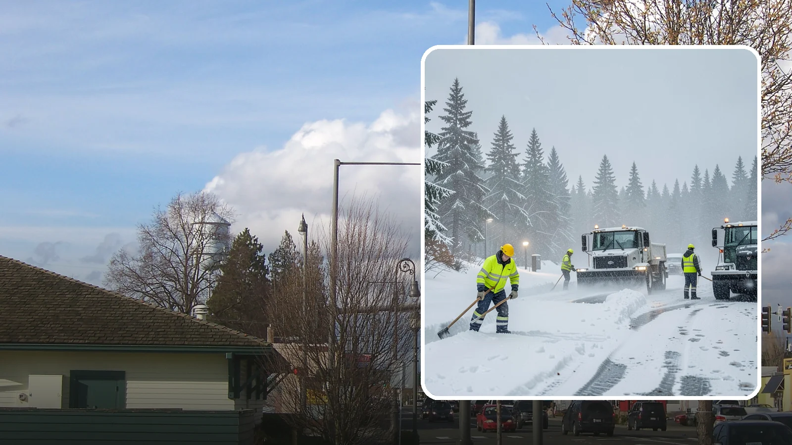 Freezing Rain Response in Marysville, Snohomish County, WA - When freezing rain turns every surface to invisible glass, we treat your property before the first fall happens.