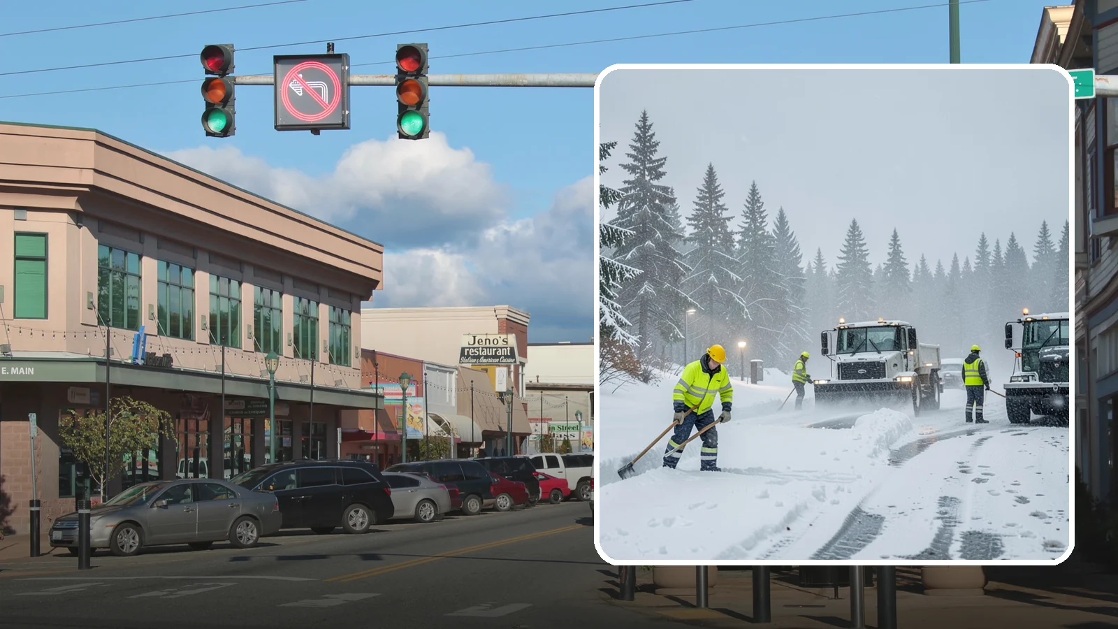 Freezing Rain Response in Monroe, Snohomish County, WA - When freezing rain turns every surface to invisible glass, we treat your property before the first fall happens.