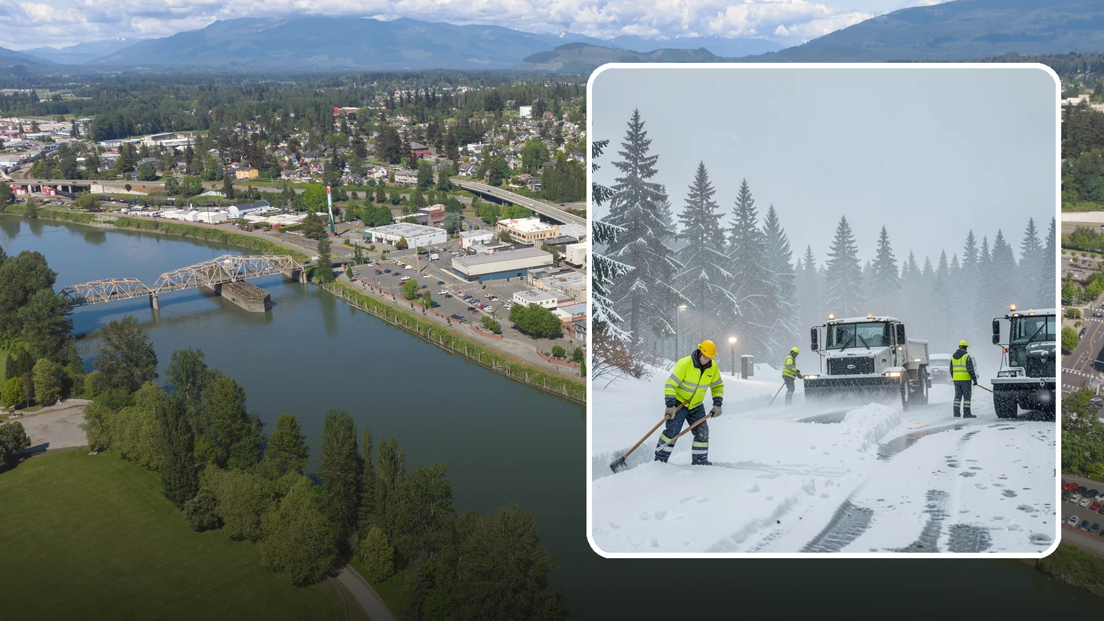 Freezing Rain Response in Mount Vernon, Skagit County, WA - When freezing rain turns every surface to invisible glass, we treat your property before the first fall happens.