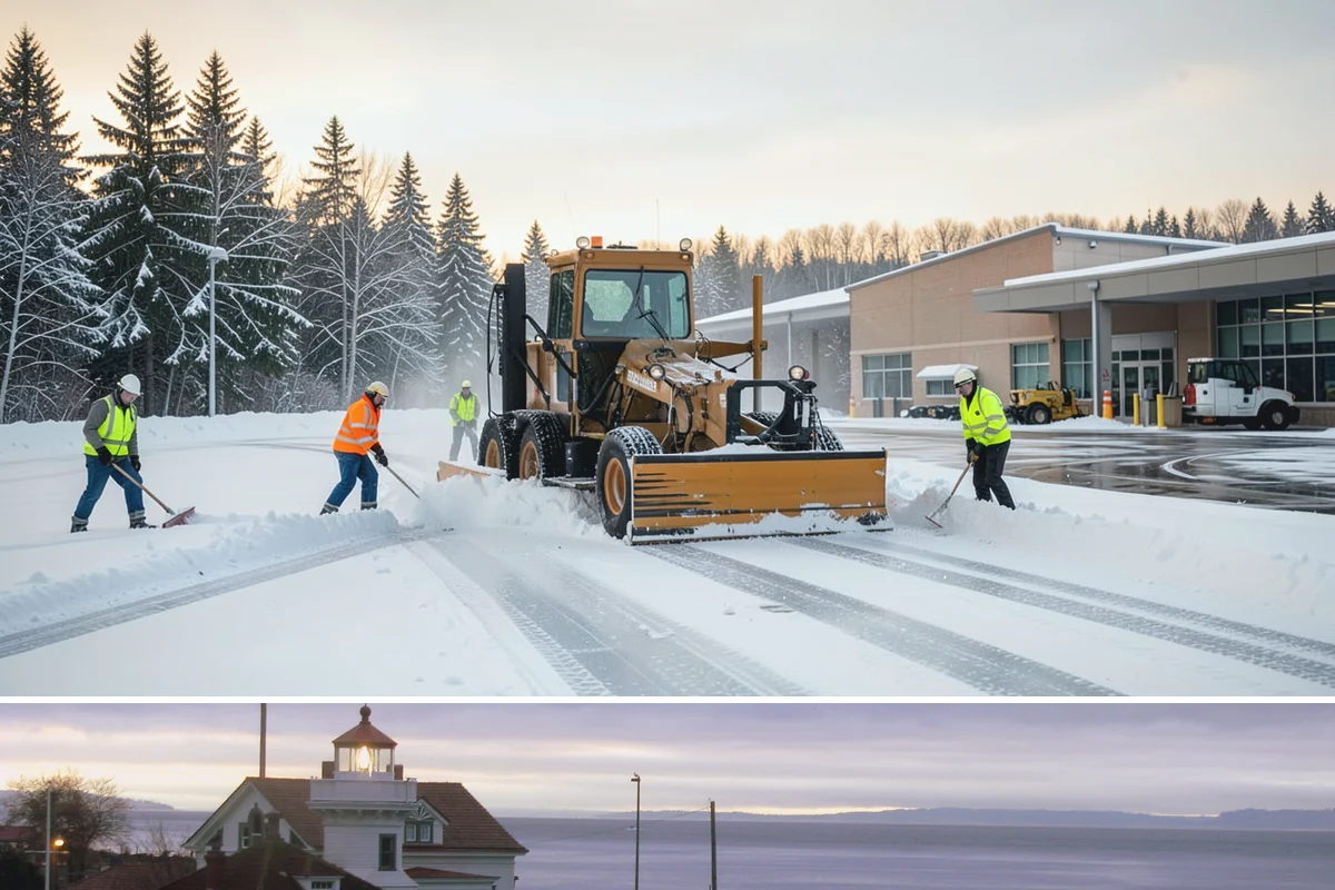 Freezing Rain Response in Mukilteo, Snohomish County, WA - Freezing rain events peak from December through early February when shallow cold air pools in the Puget Sound basin beneath...