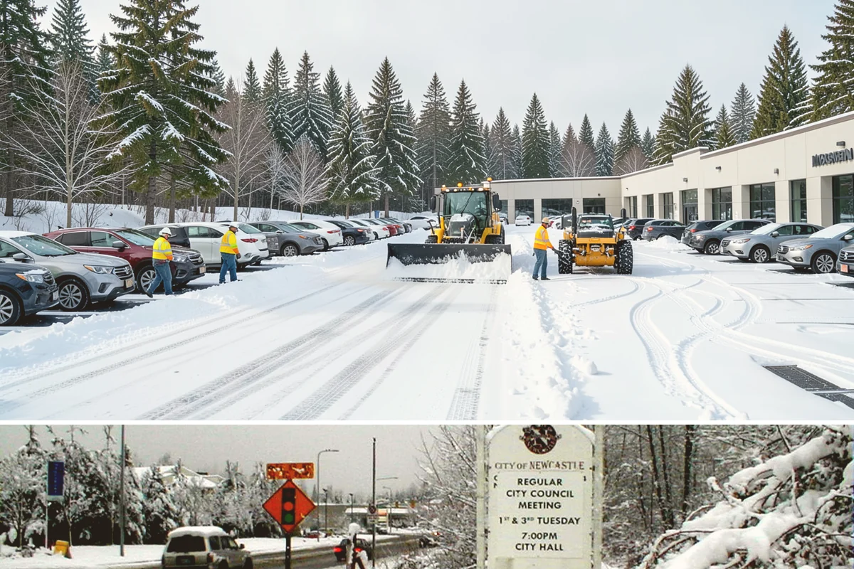 Freezing Rain Response in Newcastle, King County, WA - Freezing rain events peak from December through early February when shallow cold air pools in the Puget Sound basin beneath...