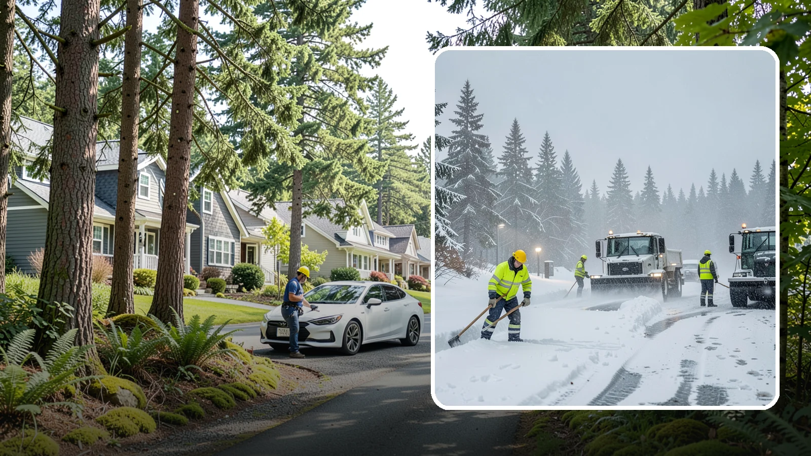 Freezing Rain Response in Normandy Park, King County, WA - When freezing rain turns every surface to invisible glass, we treat your property before the first fall happens.