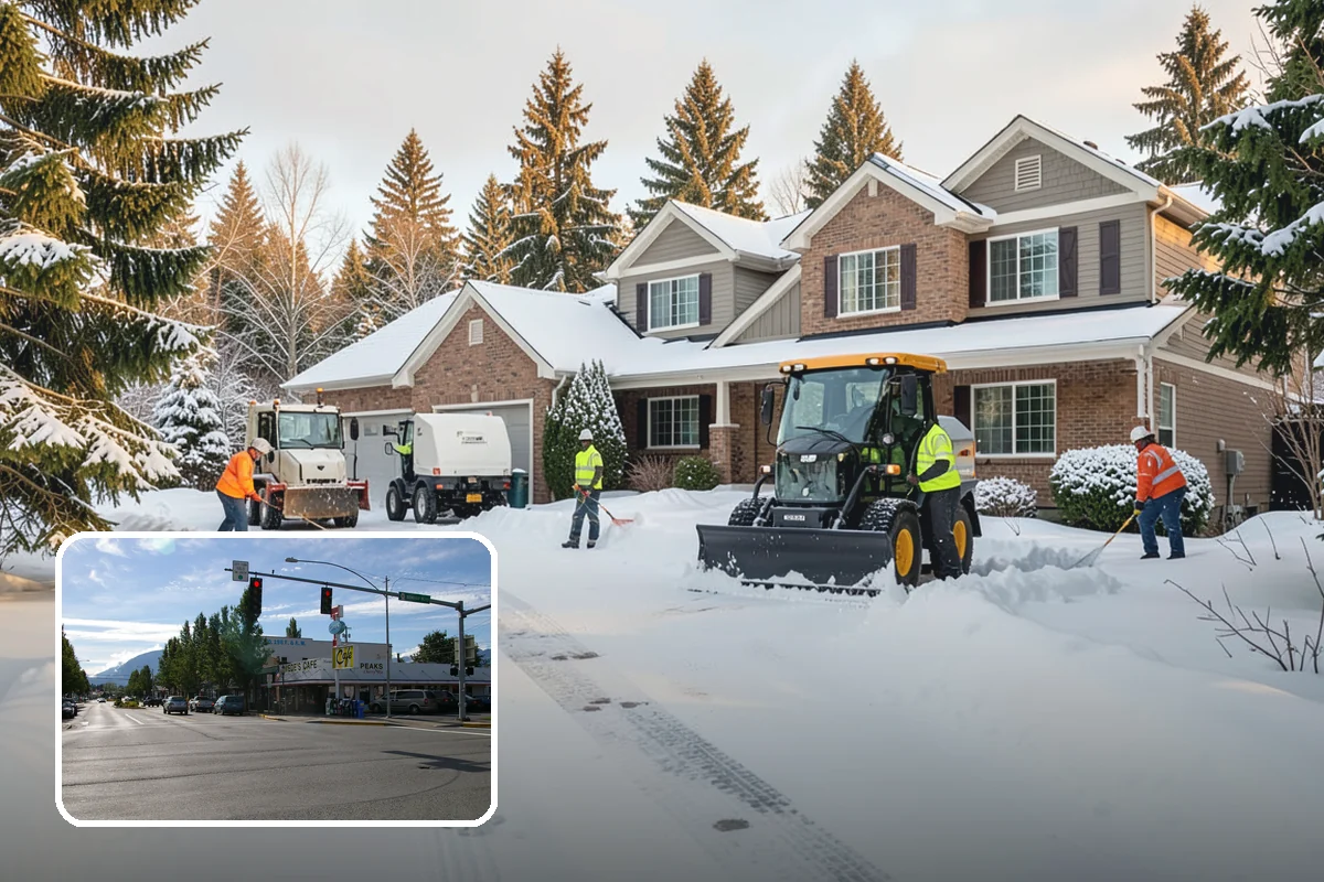 Freezing Rain Response in North Bend, King County, WA - Pre-treatment that stops the glaze from bonding before drizzle even falls