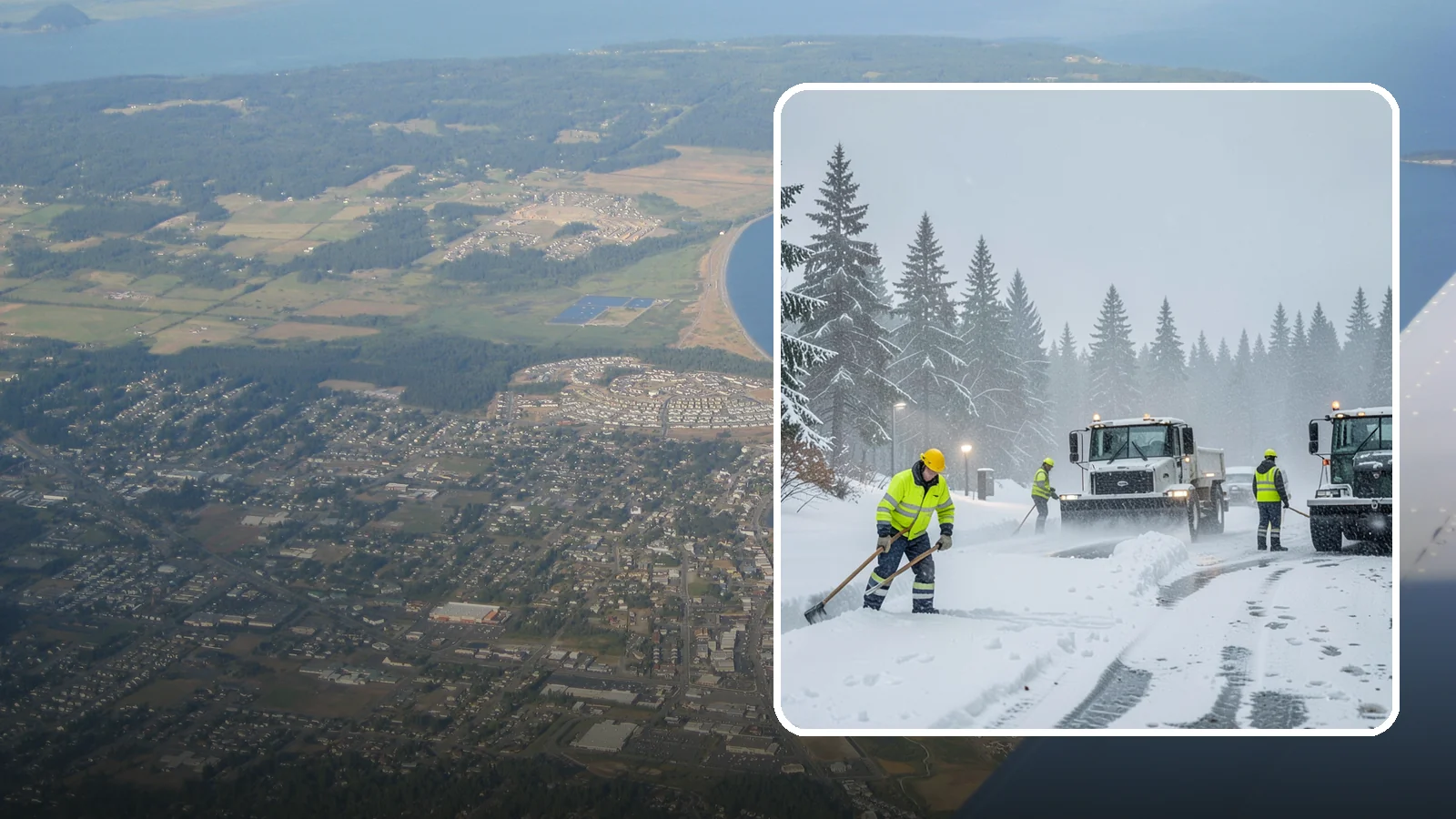Freezing Rain Response in Oak Harbor, Island County, WA - When freezing rain turns every surface to invisible glass, we treat your property before the first fall happens.