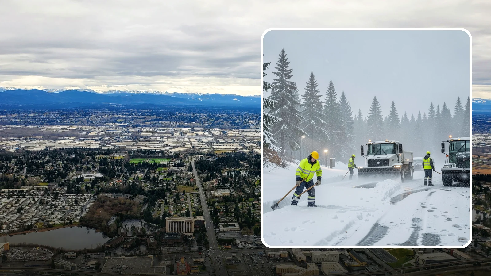 Freezing Rain Response in SeaTac, King County, WA - When freezing rain turns every surface to invisible glass, we treat your property before the first fall happens.