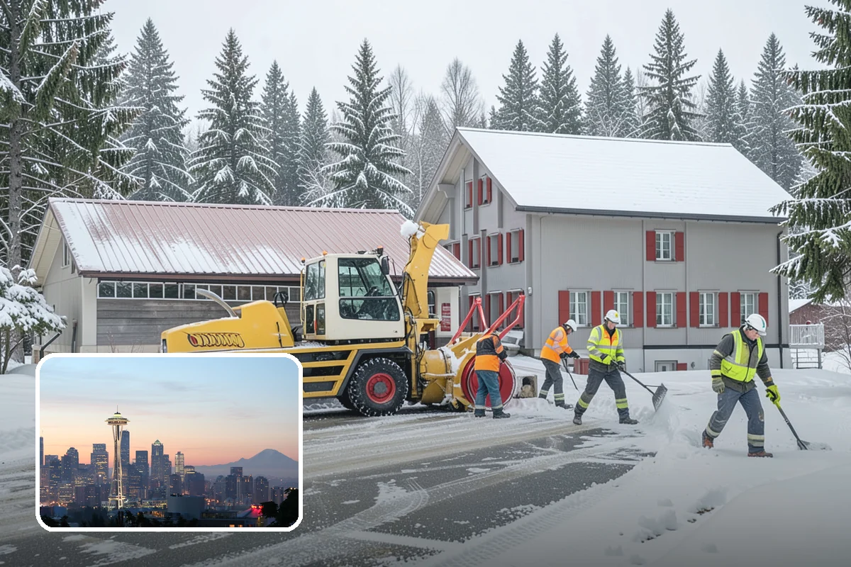 Freezing Rain Response in Seattle, King County, WA - Pre-treatment that stops the glaze from bonding before drizzle even falls