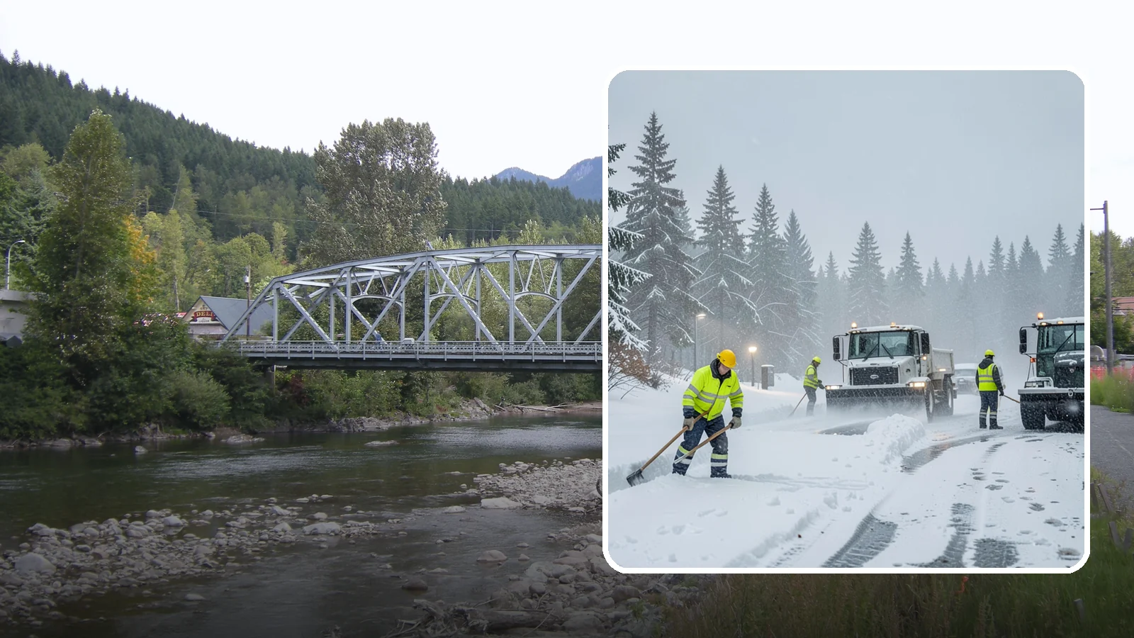 Freezing Rain Response in Skykomish, King County, WA - When freezing rain turns every surface to invisible glass, we treat your property before the first fall happens.