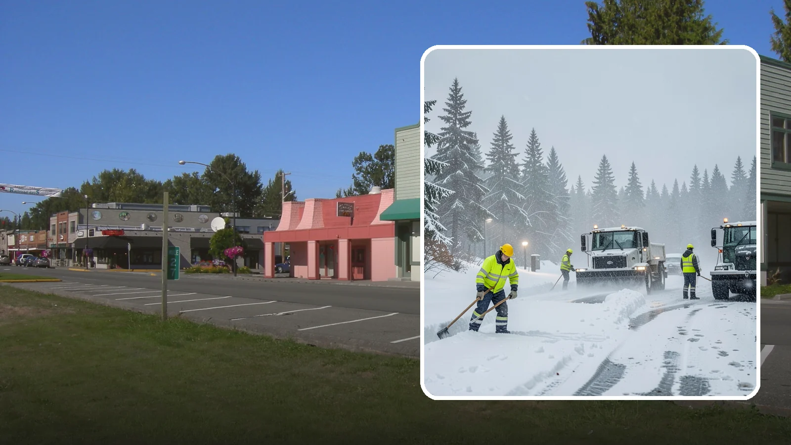 Freezing Rain Response in Snoqualmie, King County, WA - When freezing rain turns every surface to invisible glass, we treat your property before the first fall happens.