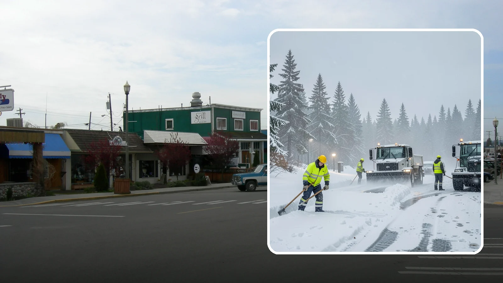 Freezing Rain Response in Stanwood, Snohomish County, WA - When freezing rain turns every surface to invisible glass, we treat your property before the first fall happens.