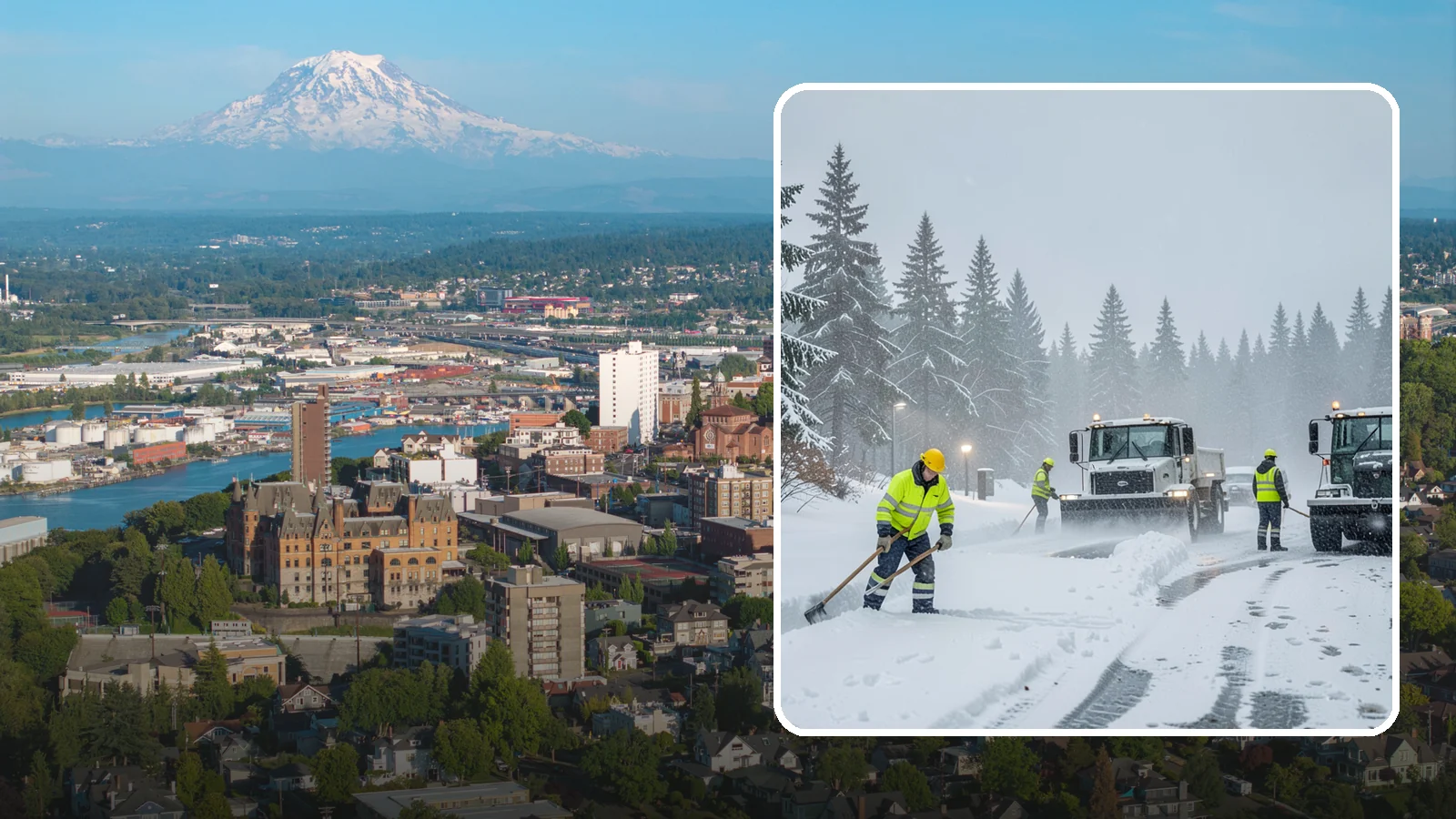 Freezing Rain Response in Tacoma, Pierce County, WA - When freezing rain turns every surface to invisible glass, we treat your property before the first fall happens.