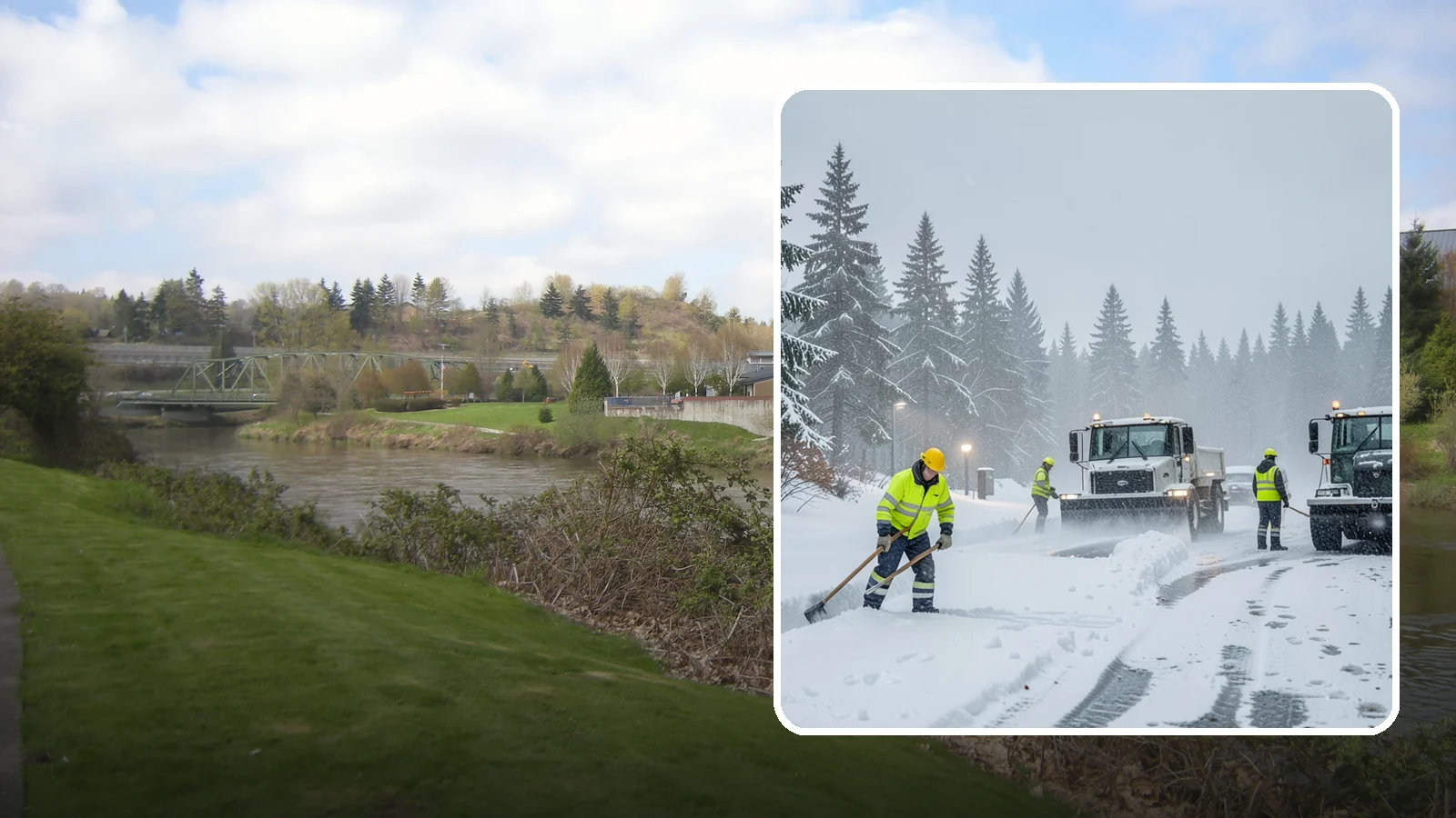 Freezing Rain Response in Tukwila, King County, WA - When freezing rain turns every surface to invisible glass, we treat your property before the first fall happens.