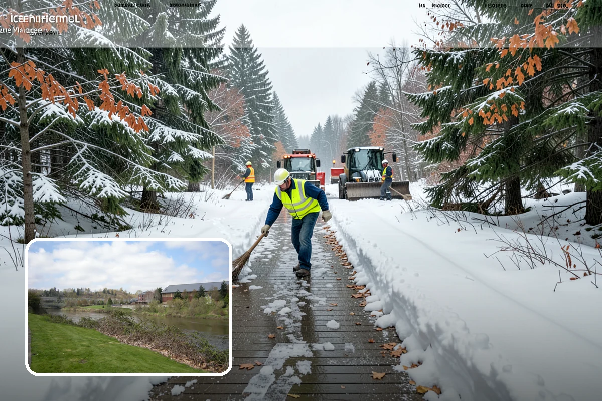 Freezing Rain Response in Tukwila, King County, WA - Pre-treatment that stops the glaze from bonding before drizzle even falls