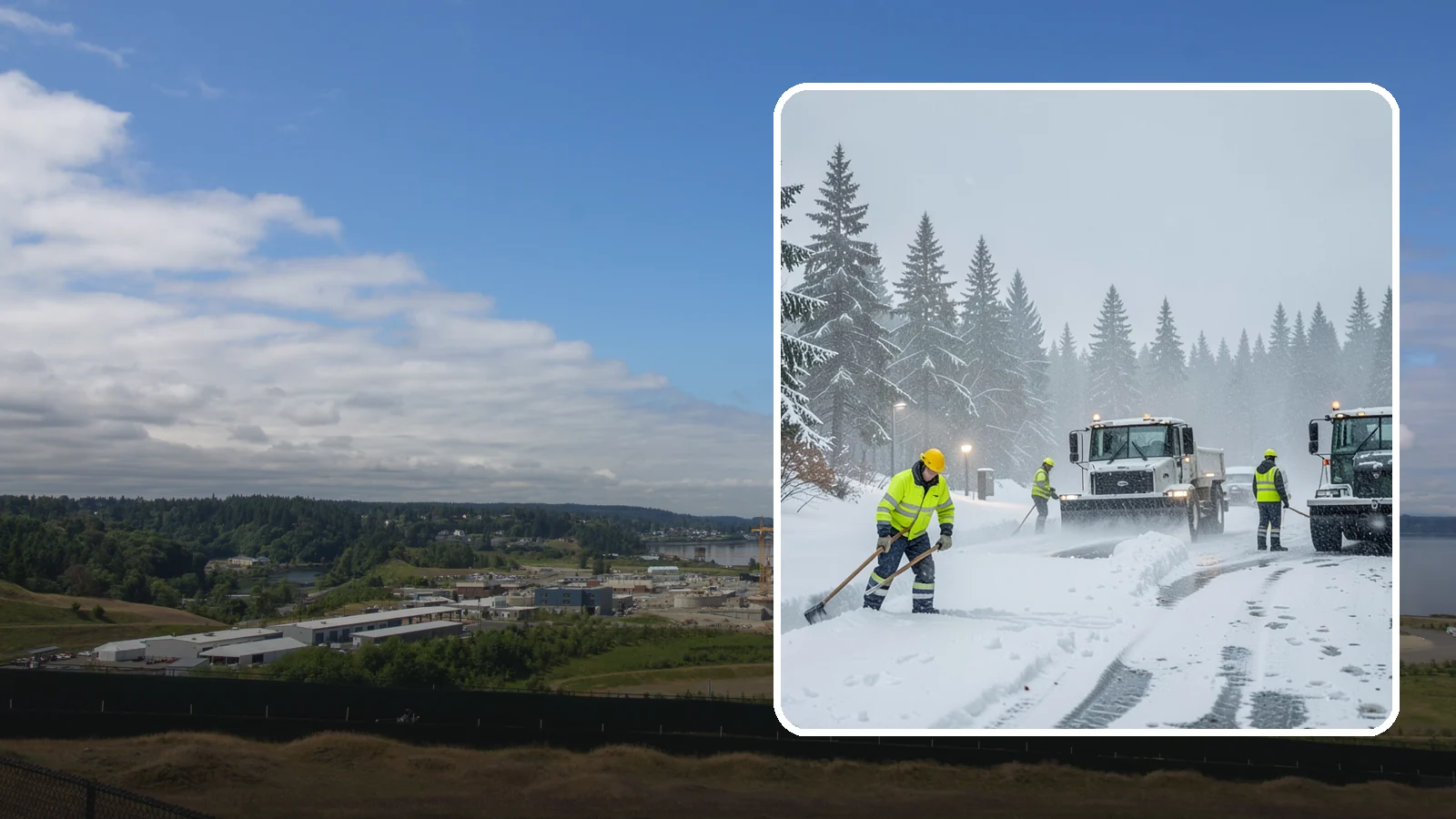 Freezing Rain Response in University Place, Pierce County, WA - When freezing rain turns every surface to invisible glass, we treat your property before the first fall happens.