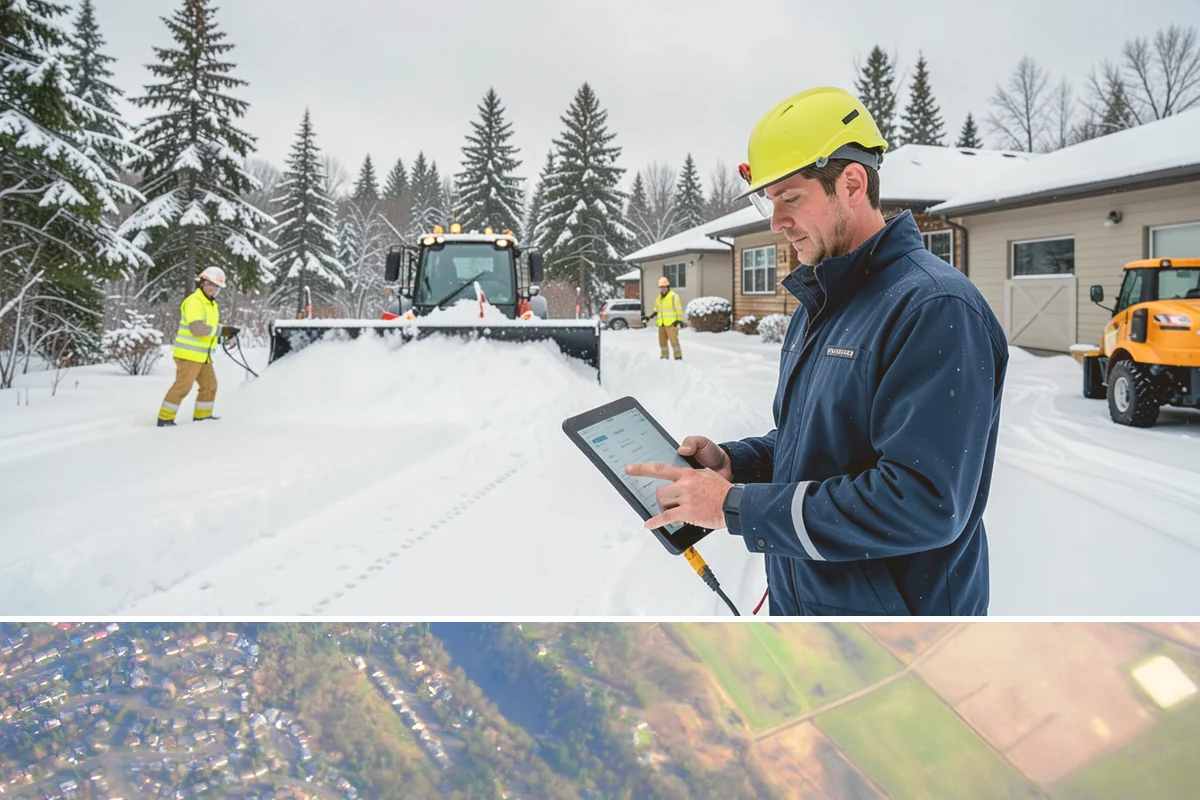Front Entrance Snow Removal in Algona, King County, WA - Get on our route by late November so your entrance is protected before the season's first hard frost.