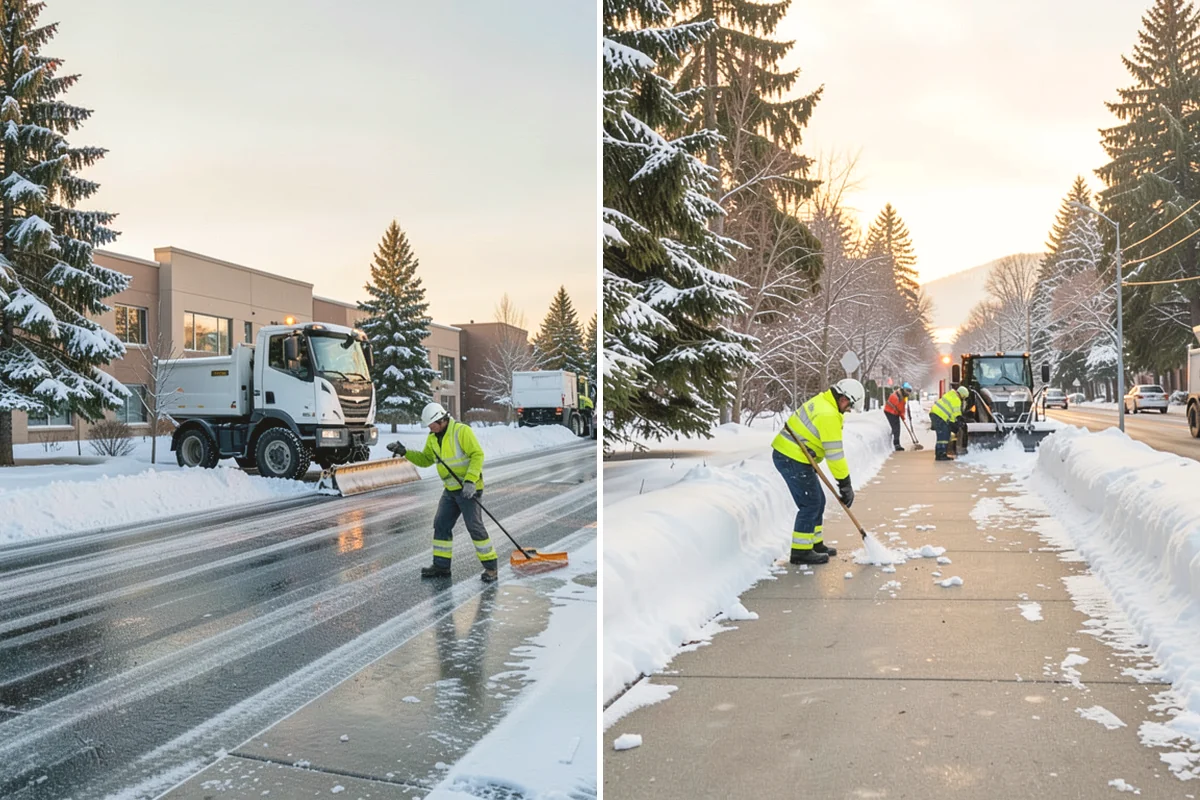 Front Entrance Snow Removal in Anacortes, Skagit County, WA - We assess the landing, approach, and door threshold