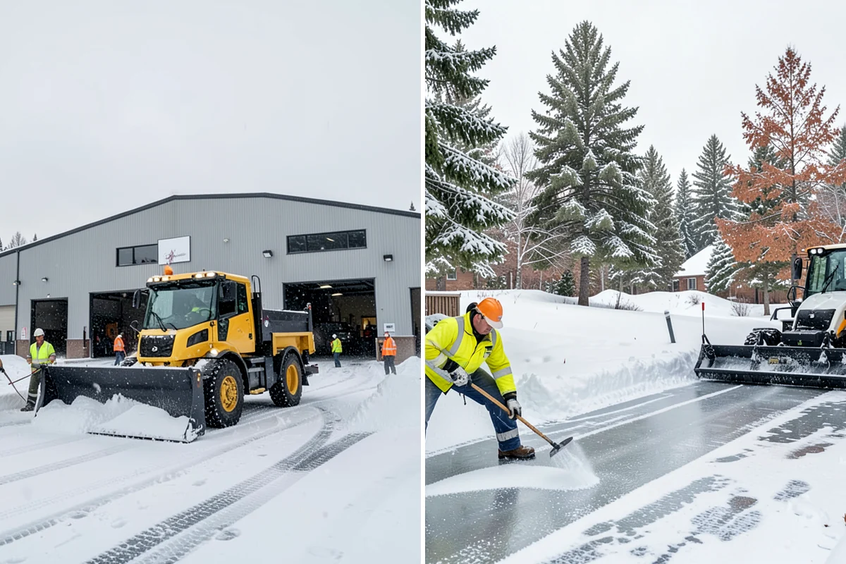 Front Entrance Snow Removal in Arlington, Snohomish County, WA - We assess the landing, approach, and door threshold