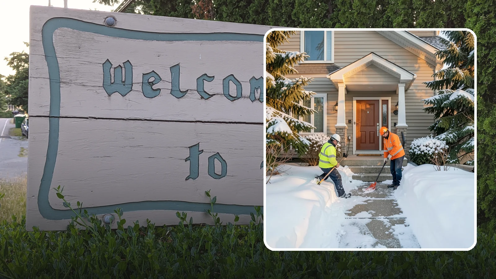 Front Entrance Snow Removal in Brier, Snohomish County, WA - We clear the approach to your front door so guests, deliveries, and family arrive without slipping on iced concrete.